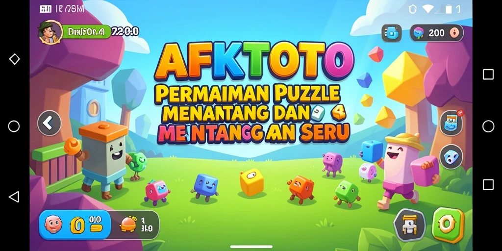Tangkapan layar gameplay AFKTOTO dengan tantangan puzzle yang menarik.