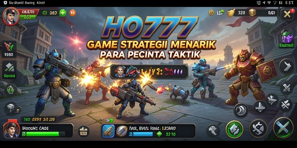 Tampilan gameplay HO777 dengan aksi strategi yang mendebarkan.
