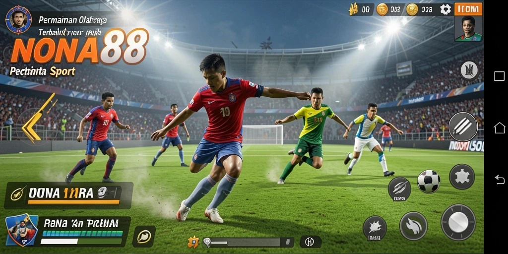 Tampilan gameplay NONA88 yang menarik dan seru saat bertanding.