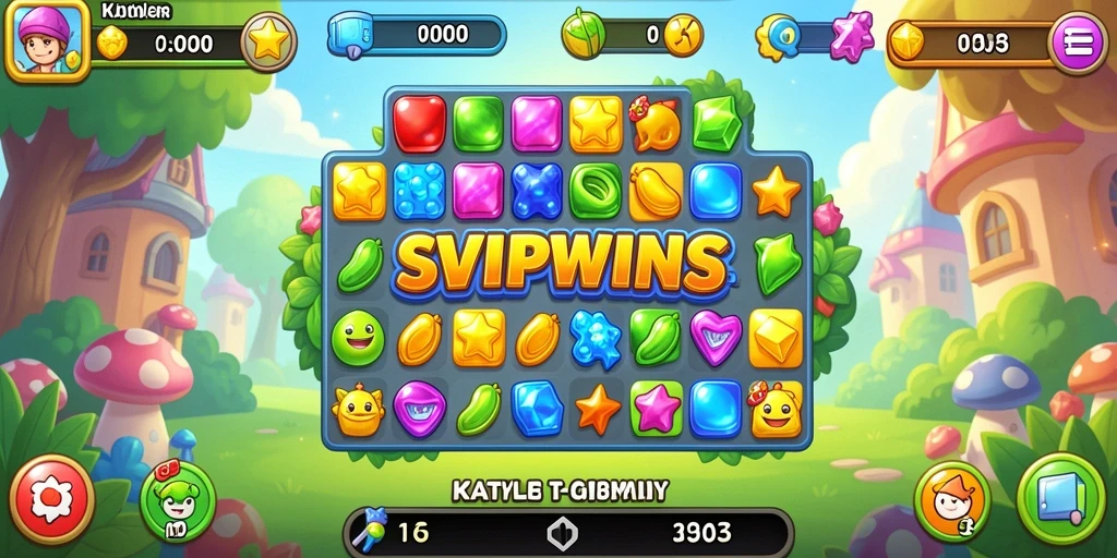 Tampilan menarik gameplay SVIPWINS dengan kombinasi warna cerah.