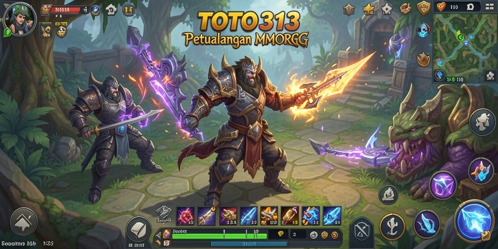 Tampilan menakjubkan dari dunia TOTO313 dalam aksi MMORPG.